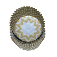 #450C Chevron Silver & Gold