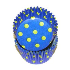 #450C Hot Dots Blue & Yellow