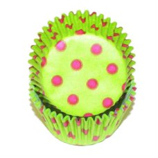 #450C Hot Dots Lime & Pink