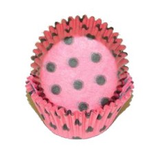 #450C Hot Dots Hot Pink & Brown