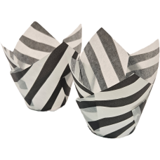 #Tulip Cup Black Zebra