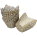 #Tulip Cup Gold Polka Dot