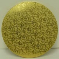 18" Gold Foil Cake Drum - Round