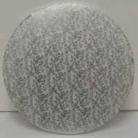 16" Silver Foil Cake Drum - Round