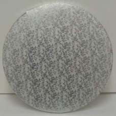 18" Silver Foil Cake Drum - Round