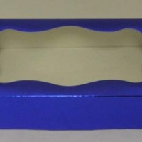 1# Blue Foil Cookie Box