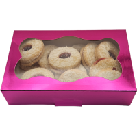 1# Cerise Foil Cookie Box