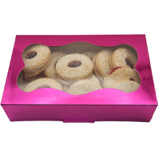 1# Cerise Foil Cookie Box