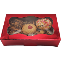 1# Red Foil Cookie Box