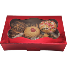 1# Red Foil Cookie Box